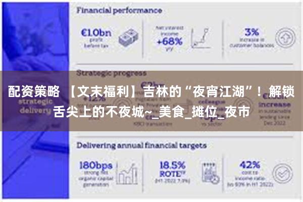 配资策略 【文末福利】吉林的“夜宵江湖”！解锁舌尖上的不夜城~_美食_摊位_夜市