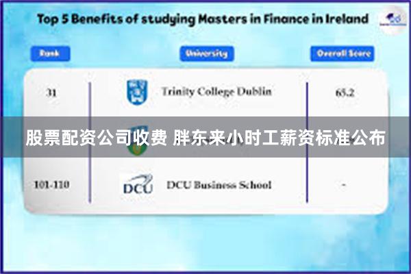 股票配资公司收费 胖东来小时工薪资标准公布